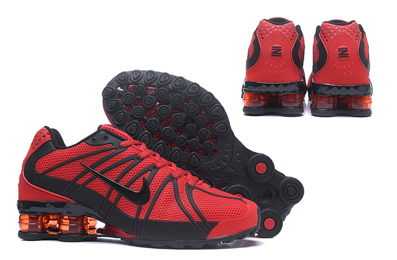 Men Nike Shox OZ Red Black Shoes - Click Image to Close